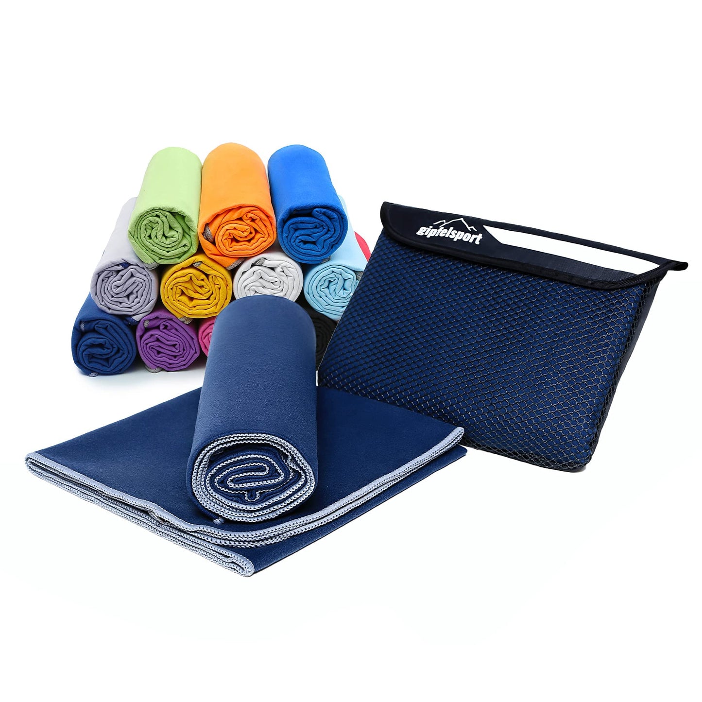gipfelsport Microfibre Towel 1x XL(180x80cm) Navy
