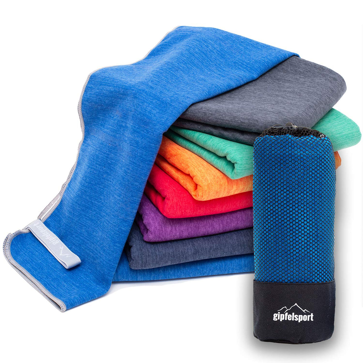 gipfelsport Microfibre Towel | Blue | M(110x50cm)