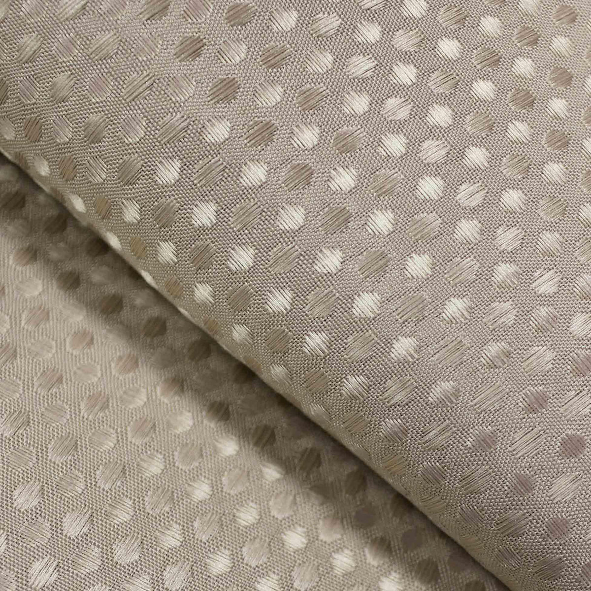 Douceur d'Intérieur Quartz Shower Curtain with Hooks 100% Polyester Taupe 180cm x 200cm