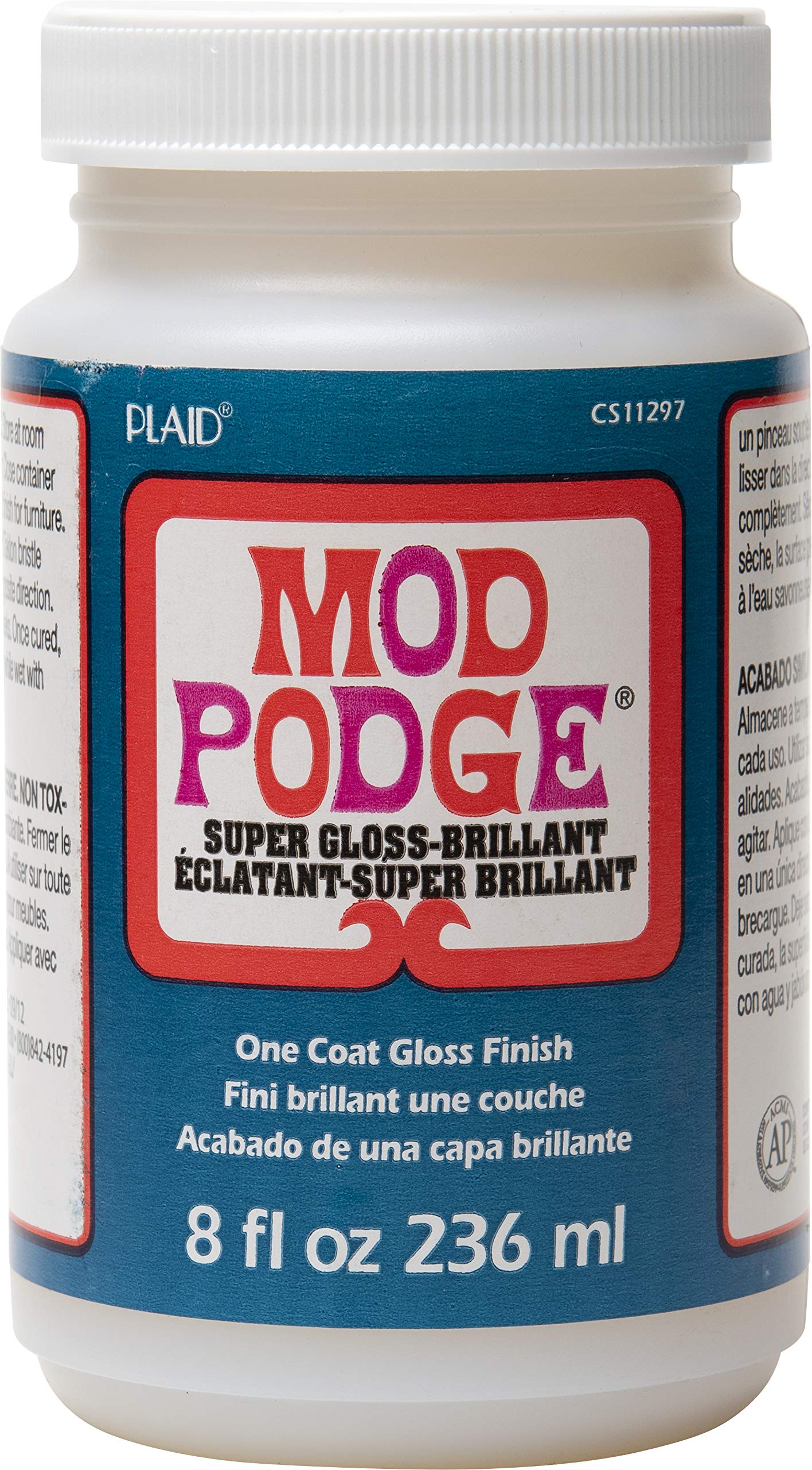 Mod Podge, Water-based Sealer, Glue and Finish, Super Thick Gloss Finish, CS11297, 236 ml Bottle