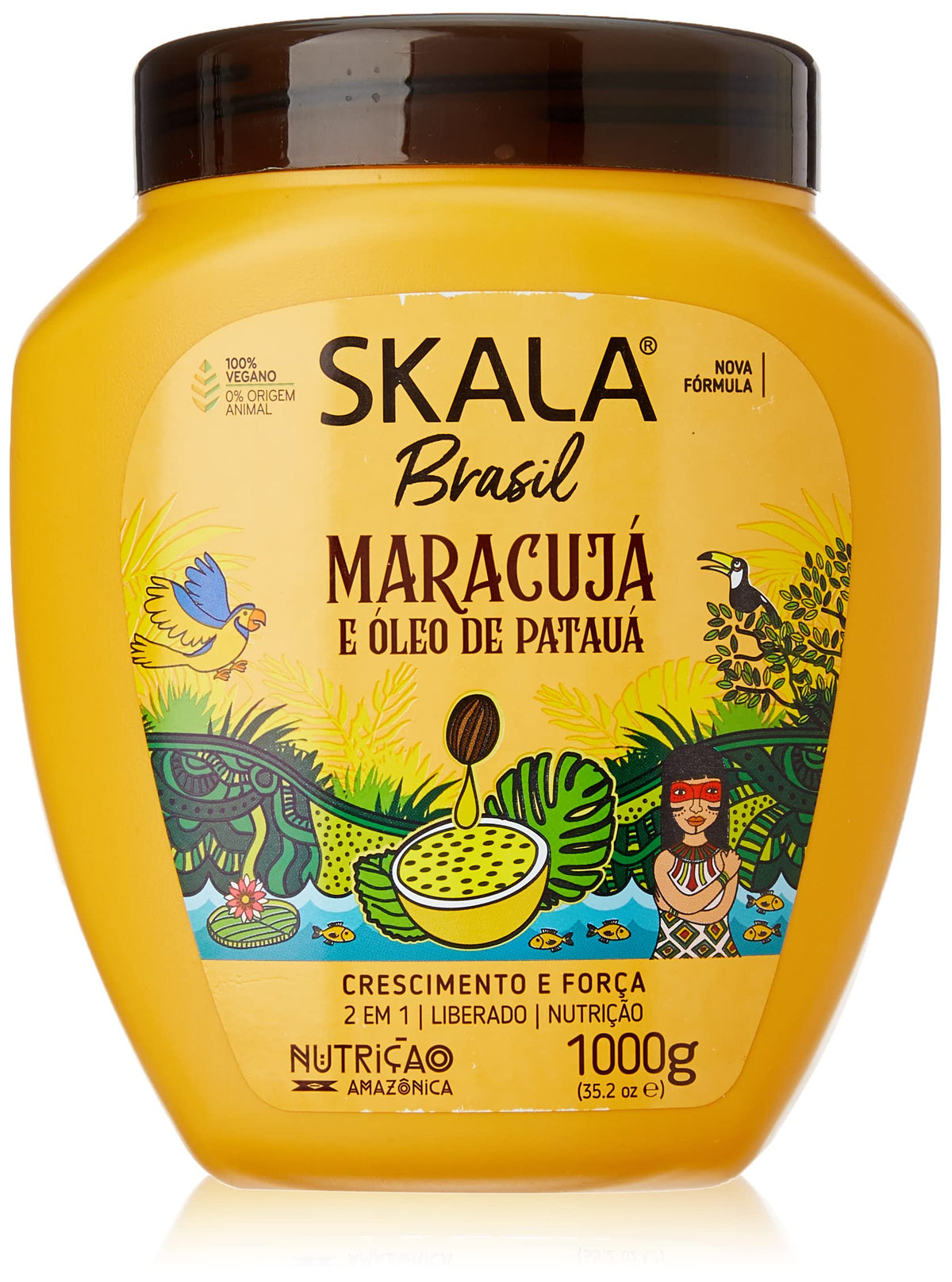 Skala Brasil Maracuja Creme de Tratamento, Conditioner 1000 ml