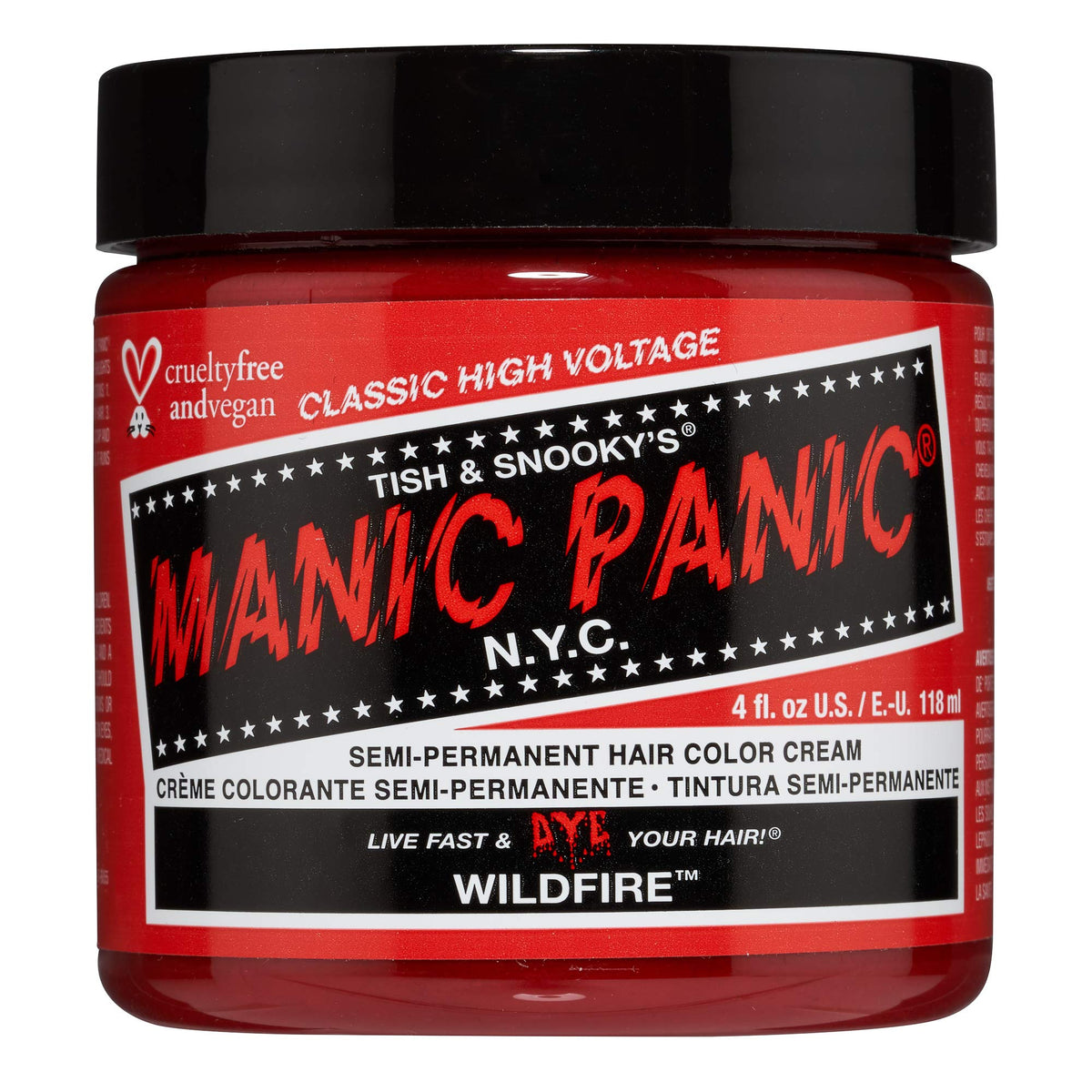 Manic Panic High Voltage? Classic Cream Formula Colour Hair Dye 118ml (Wildfire?)