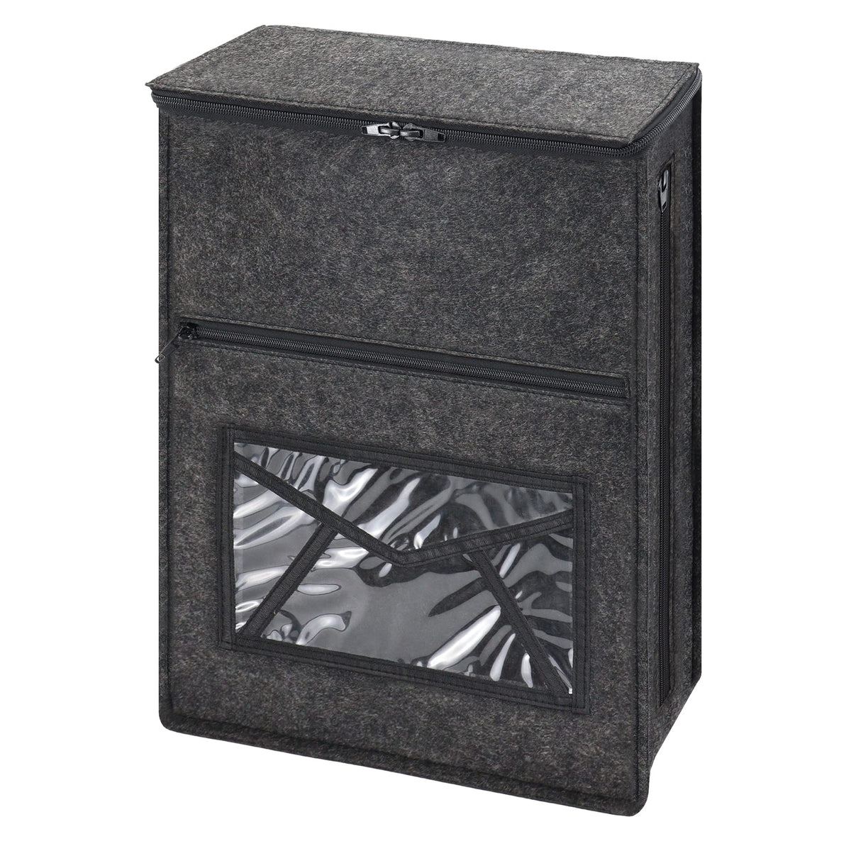 Letter Box Catcher, Grey Felt Post Catcher for UPVC, Glass, Wood, and Metal Doors, Indoor Letter Box Cages, Mail Catcher for Front Door,