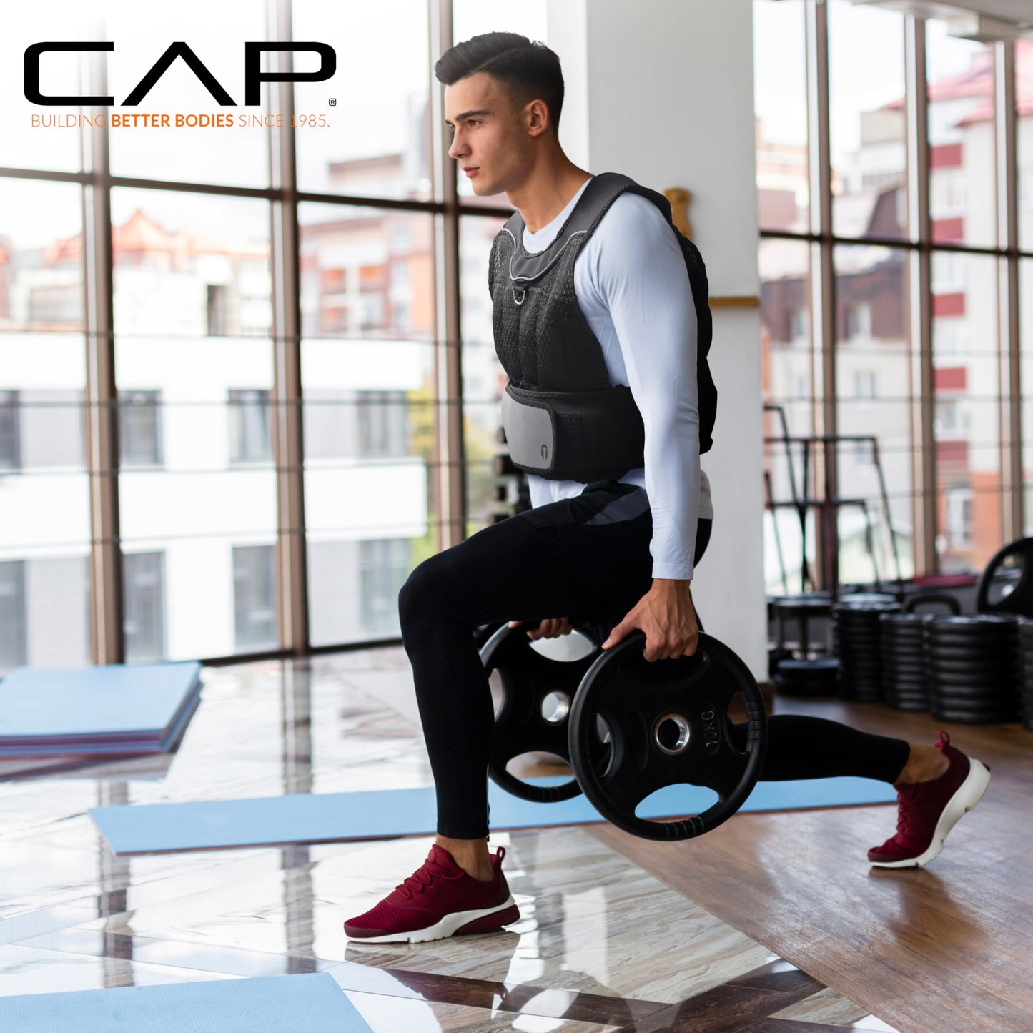 Cap Barbell (HHWV-CB020C Adjustable Weighted Vest, 20-Pound