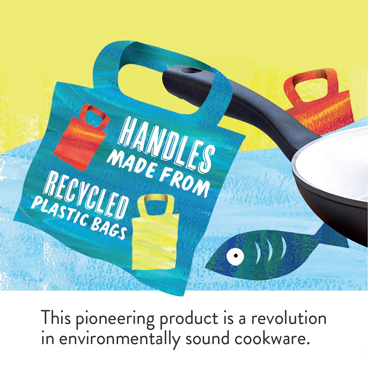 Prestige Earth Pan Ceramic Frying Pan Set Non Stick - 28cm Frying Pan with Lid & 20cm Frying Pan, Non Toxic Cookware, Induction Ready, Dishwasher