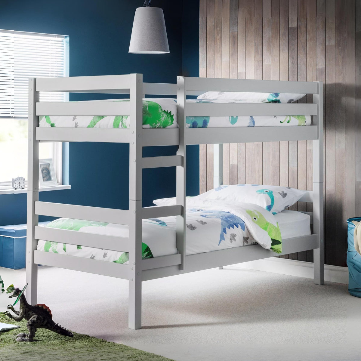 Julian Bowen Camden Bunk - Dove Grey Beds