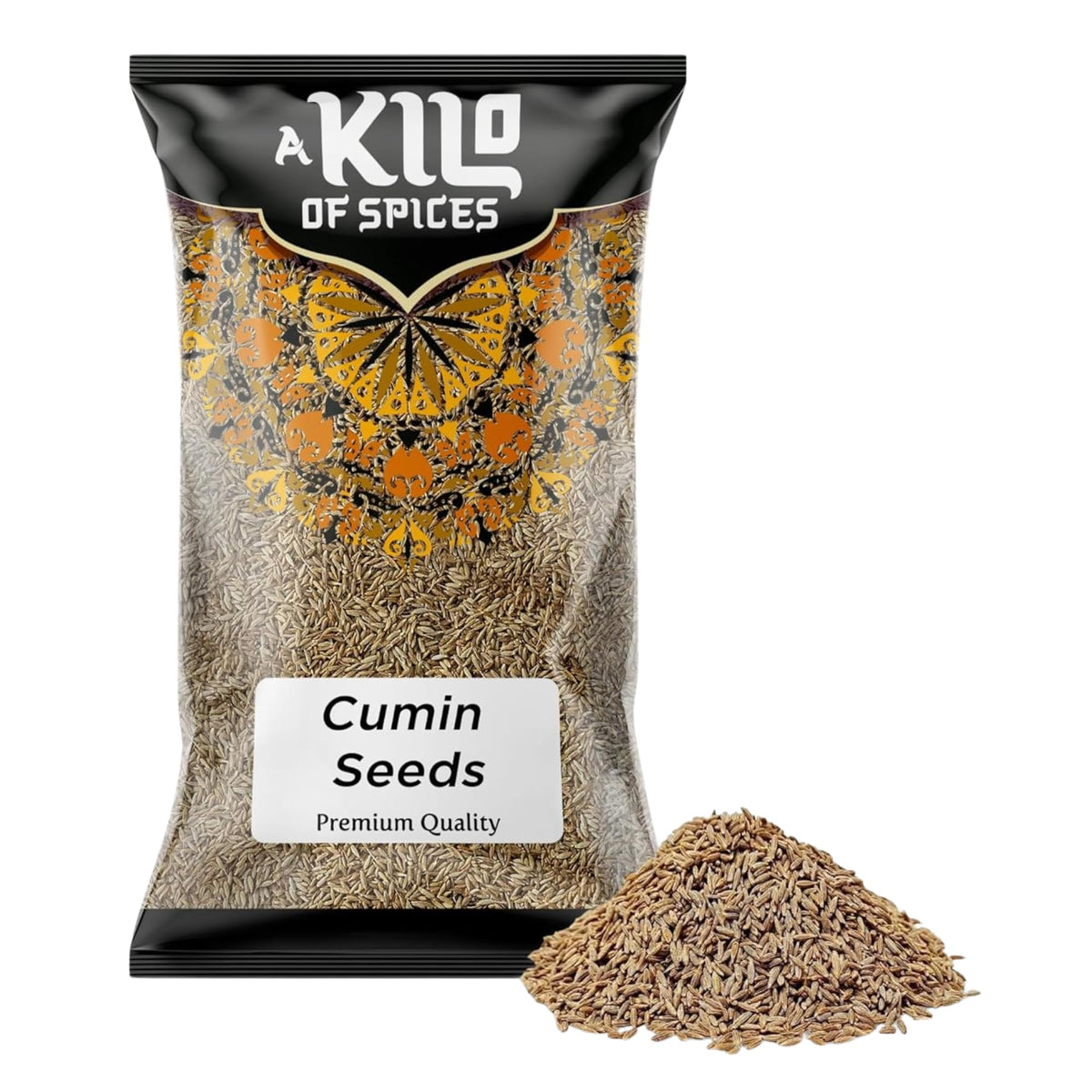 A Kilo of Spices | Cumin Seed Whole (Jeera) 1kg | Premium Quality Jeera Cumin Seeds: Perfect for Adding Rich Flavour to Your Favorite Dishes