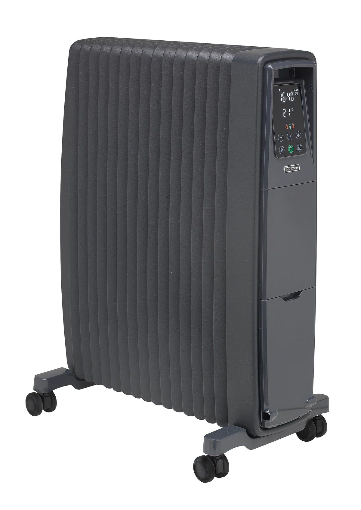 Dimplex EVO2BTA Oil Free Portable Radiator, Energy Efficient Electric Heater with Eco Intelligent Mode, 7-day Electronic Timer, Thermostat, Bluetooth