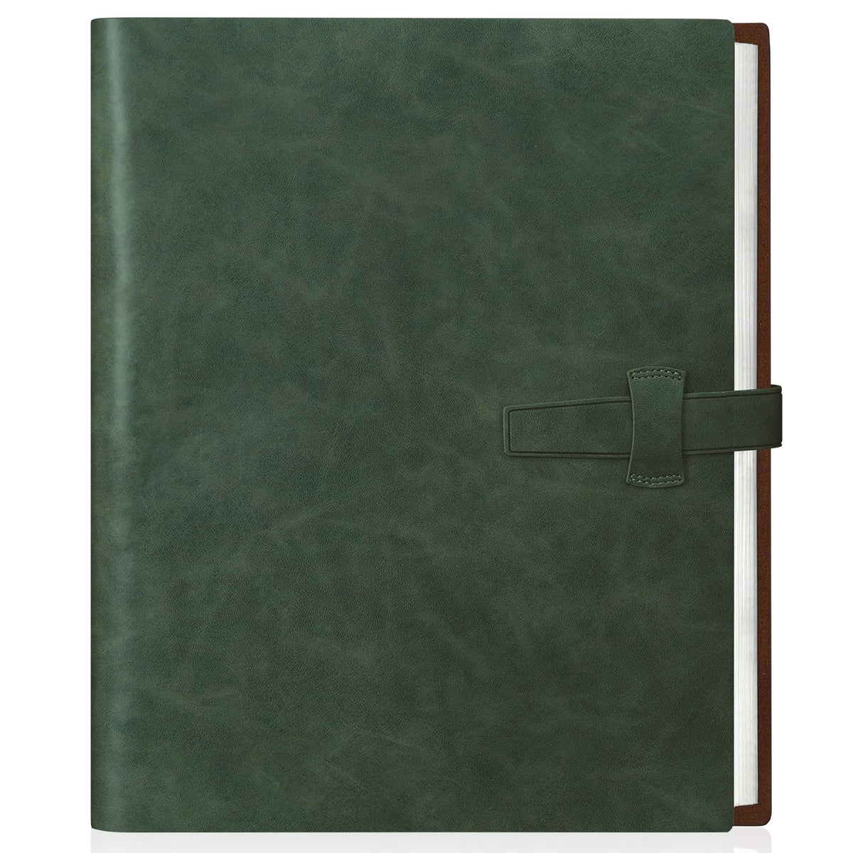 Miaikoe Photo Album 6x4 320 Photos, Leather Cover Album with 20PCS Kraft Writing Paper Scrapbook Holds 320 10x15cm Vertical Photos for Family Wedding