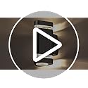 CELAVY Outside Wall Lights, Up and Down Outdoor Wall Lights Mains Powered, IP65 Waterproof Front Door Porch Light Lamp Modern 3000K Aluminium, External LED Lighting Wall Mounted for House, Grey