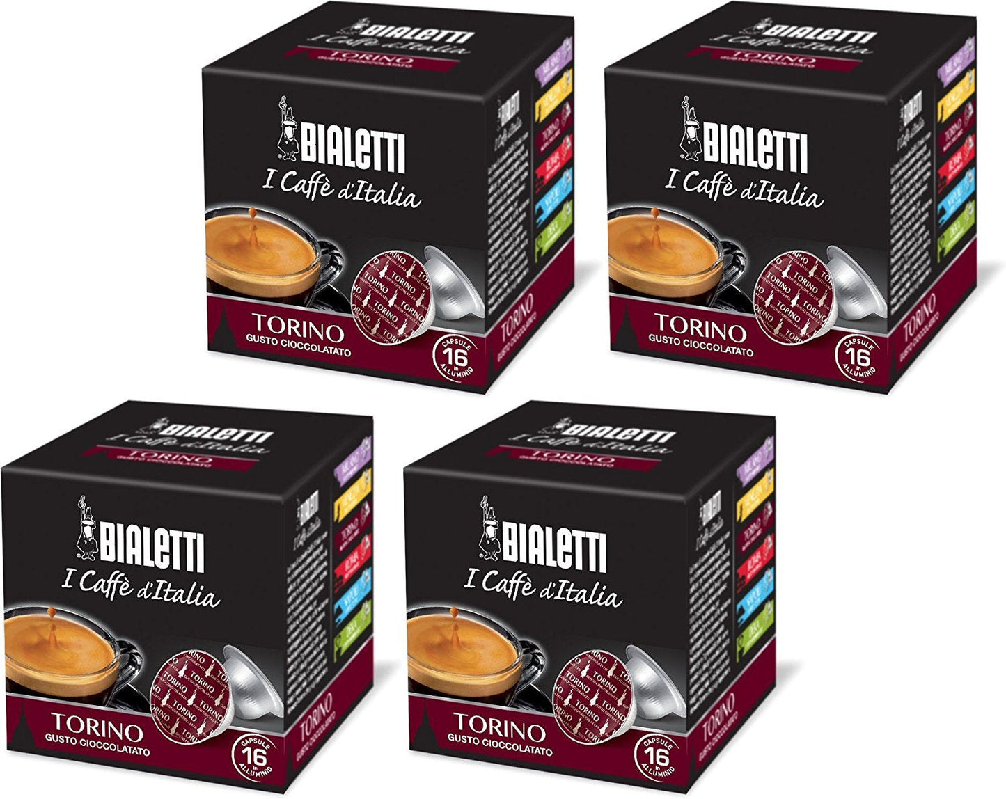 Bialetti Torino Espresso Capsules, 64 Count