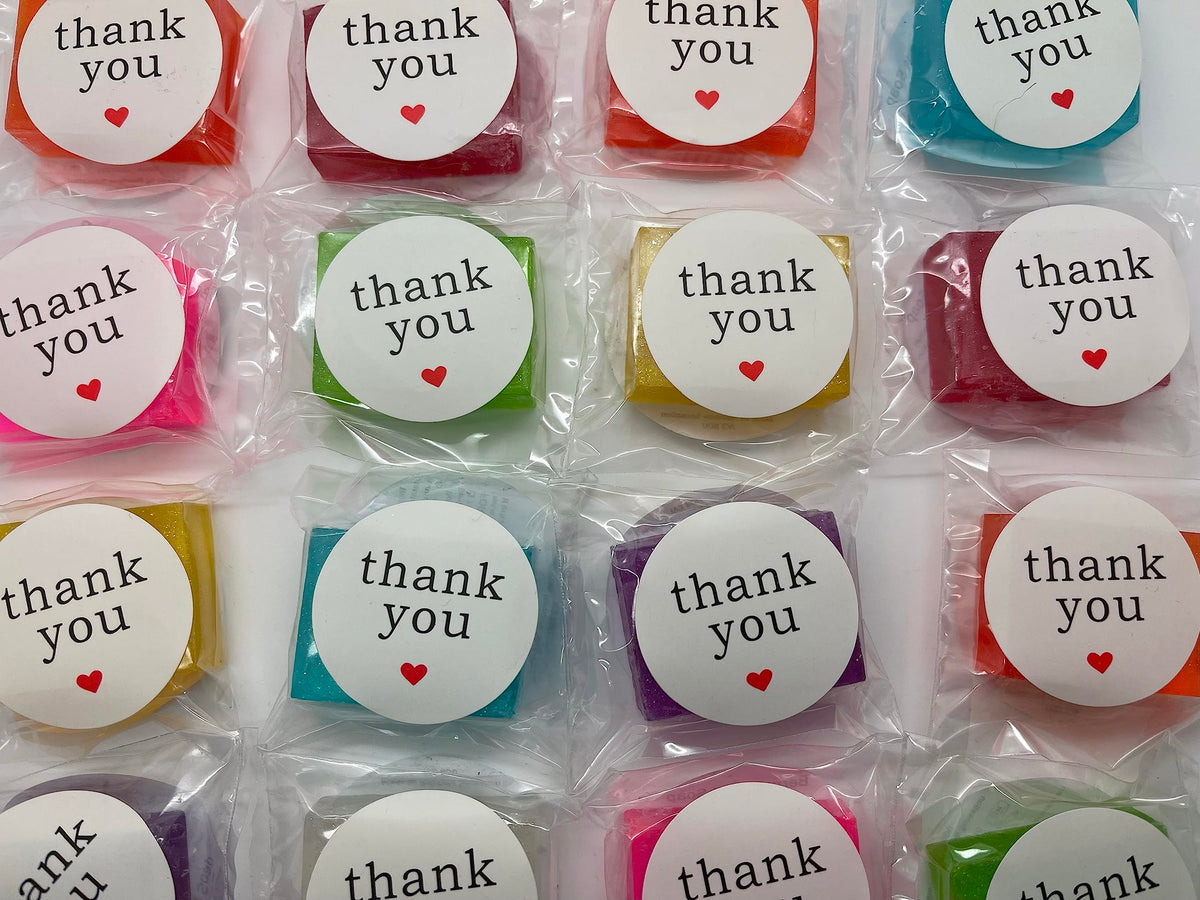 Thank you Mini Soaps - Party Guest Gift Favours Client thank you gift (25)