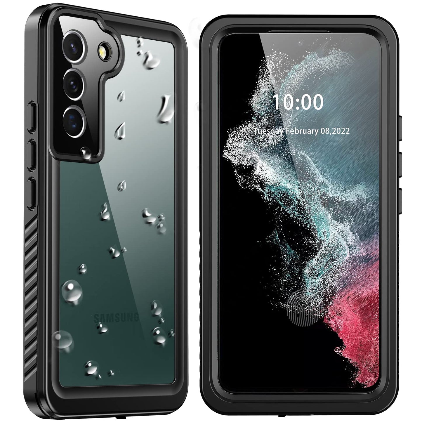 ANTSHARE for Samsung Galaxy S22 Case Waterproof Shockproof,with Built-in Screen Protector,360 Full Body Heavy Duty Protective Phone Case for S22 5G -