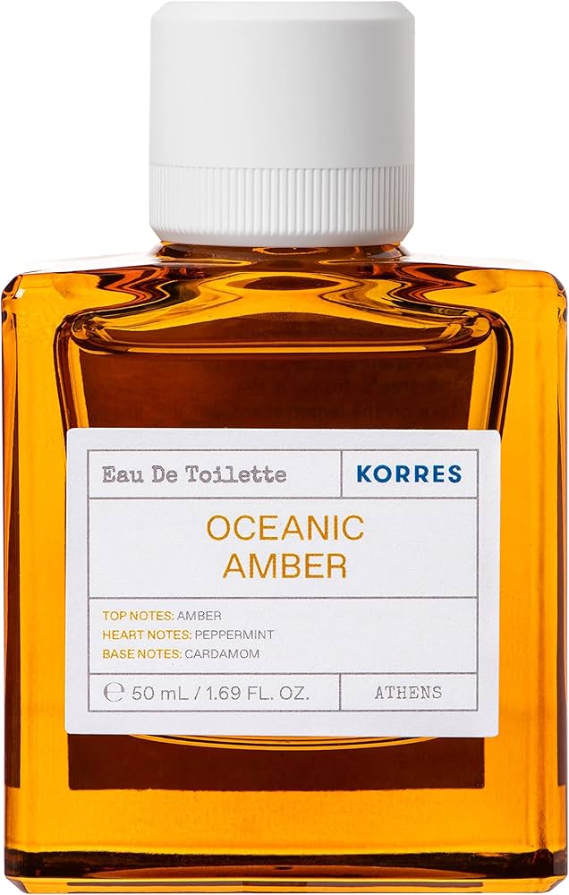 Korres Oceanic Amber Eau De Toilette 50ml Spray Men's Fragrance