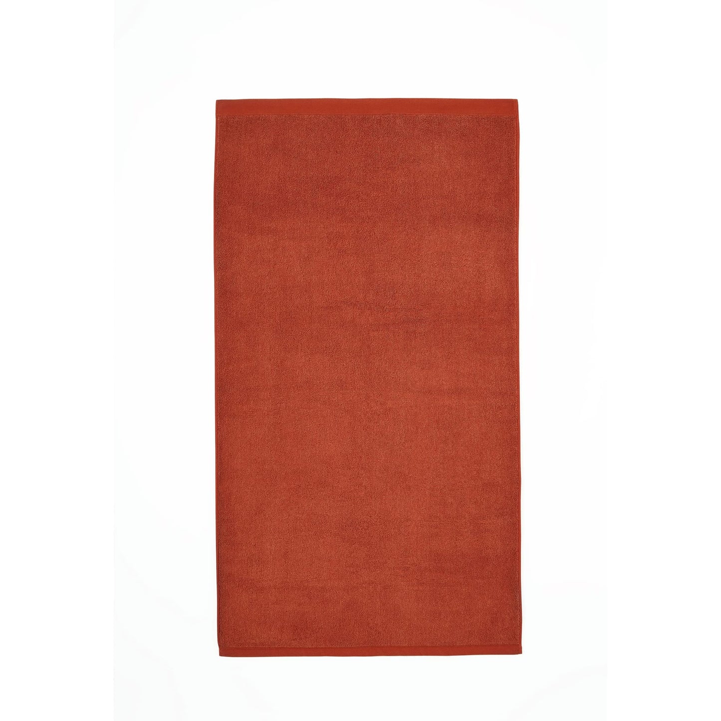 Drift Home - Terracotta Hand Towel (50 x 90cm) - Soft & Absorbent 600GSM Premium - Sustainable Cotton (BCI) - Recycled Bottles - Bathroom in Orange