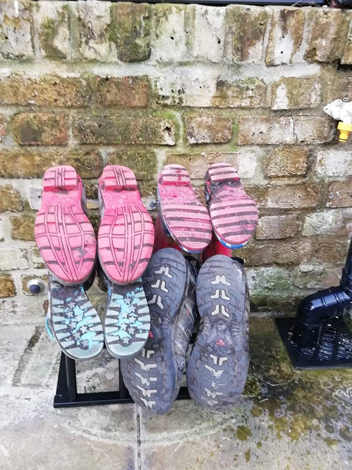 Pristine Welly Boot Rack - Holds 4 Pairs of Wellies & Boots.