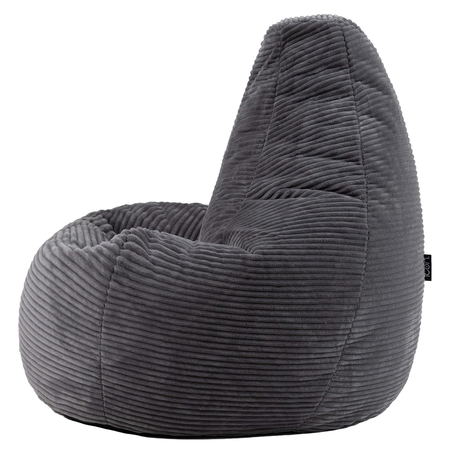 icon Dalton Cord Bean Bag with Filling Included, Grey