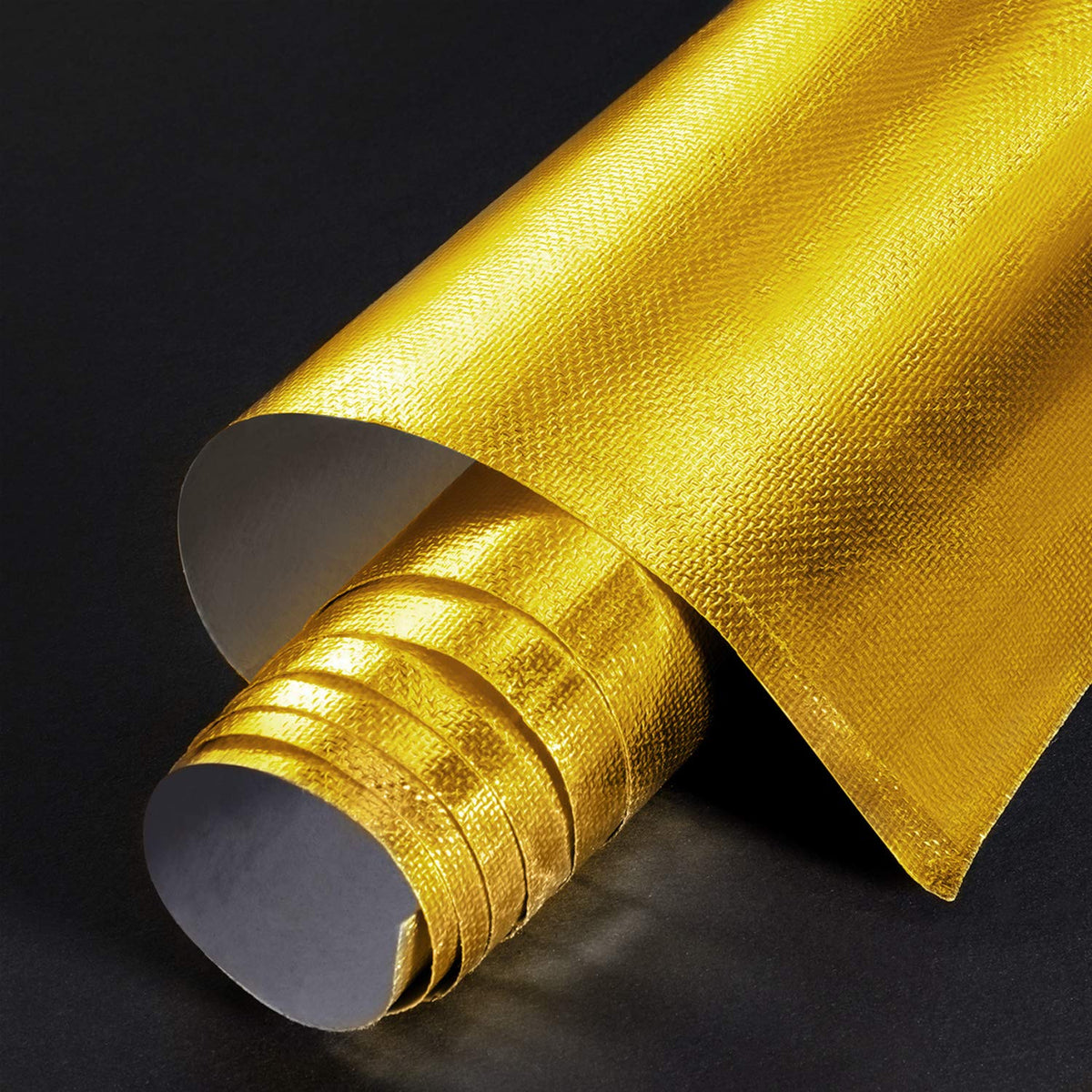 BBTO Heat Reflective Sheet Adhesive Backed Aluminized Fiberglass Heat Shield Tape Protection Barrier Heat Shield Resistant Material for Hose and Auto