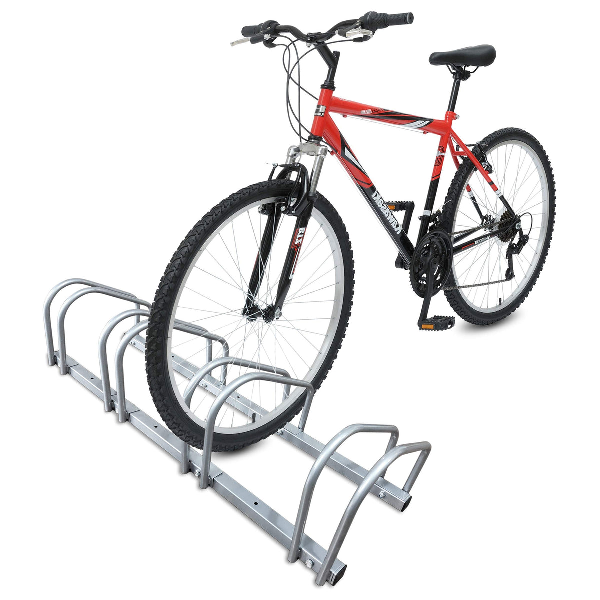 VOUNOT? 4 Bike Stand Floor or Wall mounted bike rack for garage Bicycle Parking rack Cycle Storage Locking Stand
