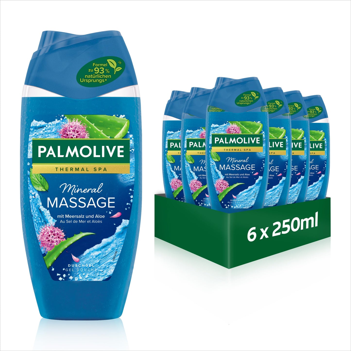 Palmolive Shower Gel Aroma Sensations Massage ? 250 ml (Pack of 6)