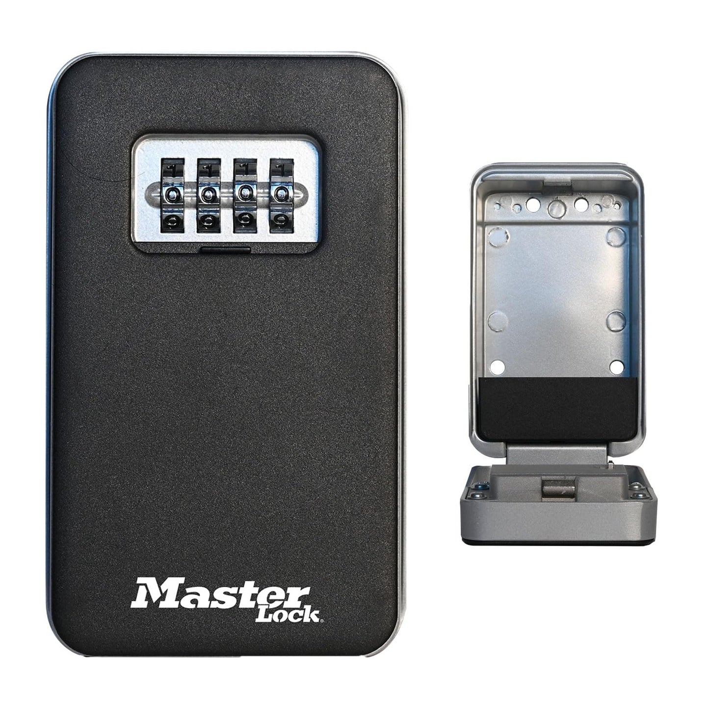 Master Lock Key Safe Wall Mounted Pull to Open Medium Size Outdoor, Mounting Kit, for Home Office Industry