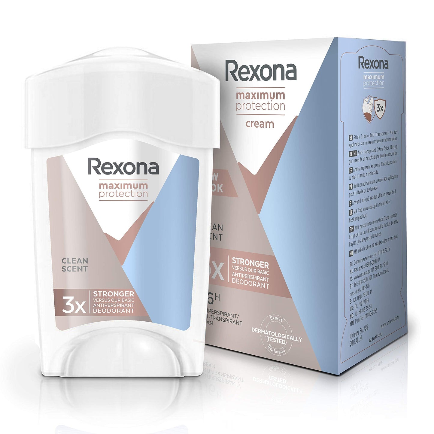 Rexona - Maximum Protection Deodorant Stick Clean Scent - 45 ml