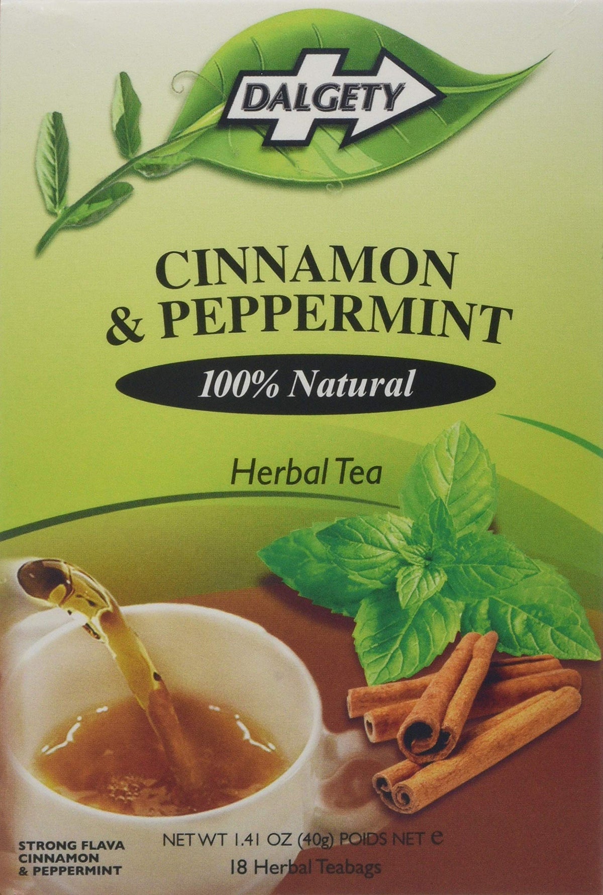 Dalgety Cinnamon & Peppermint Tea 40g (18 Teabags)(Pack of 6)