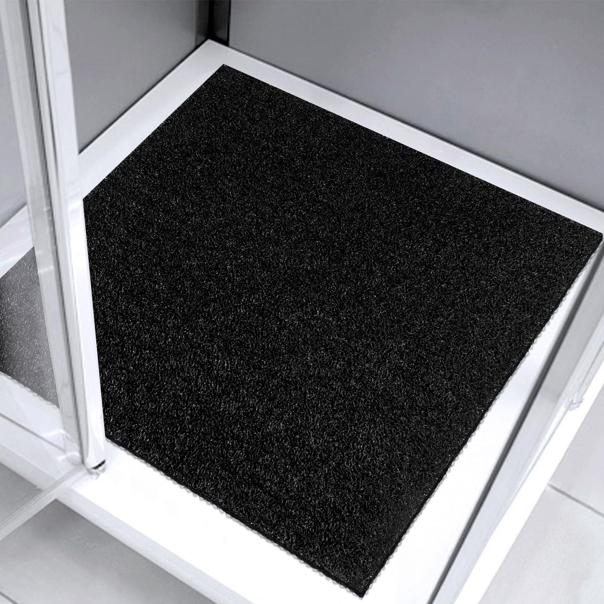 Lurowo Shower Mat Non Slip 54x54cm,Square Shower Anti Slip Mat, Loofah Shower Mat Foot Massage Anti Mould, Non Slip Shower Mats For Inside Shower &