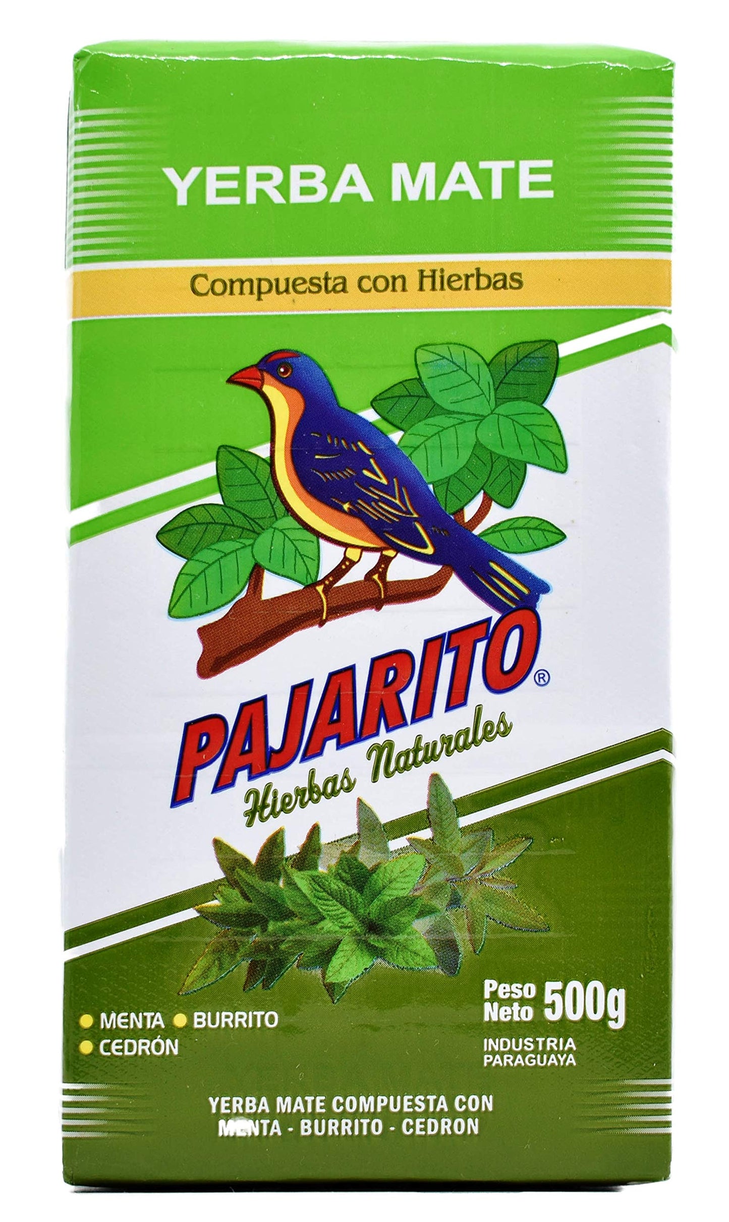 Yerba Mate Pajarito Aromatic / Compuesta Hierbas 500g