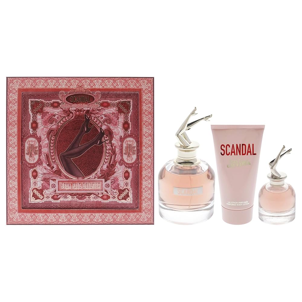 Jean Paul Gaultier Scandal Gift Set 80ml EDP + 75ml Body Lotion + 6ml EDP