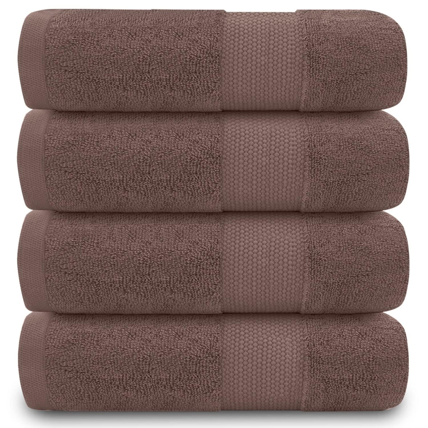GC GAVENO CAVAILIA Gaveno Cavailia Egyptian Cotton Thick Absorbent 700 GSM Miami [Pack of 4-Camel, Hand Towel (50x85 Cm)