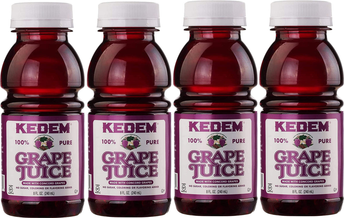 Kedem Concord Mini Grape Juice 240ml (4 Pack)