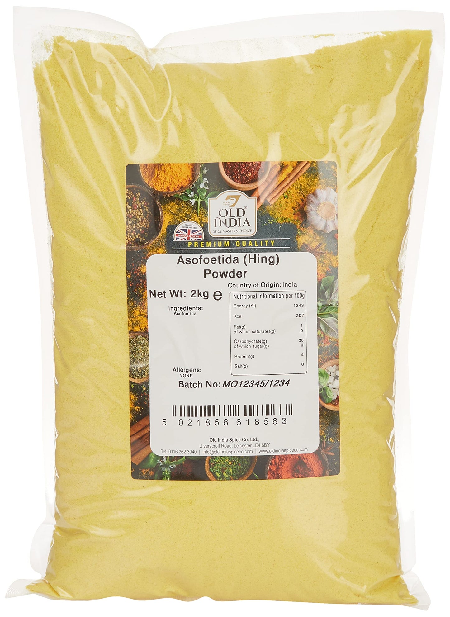 Old India Asofoetida (Hing) Powder 2kg