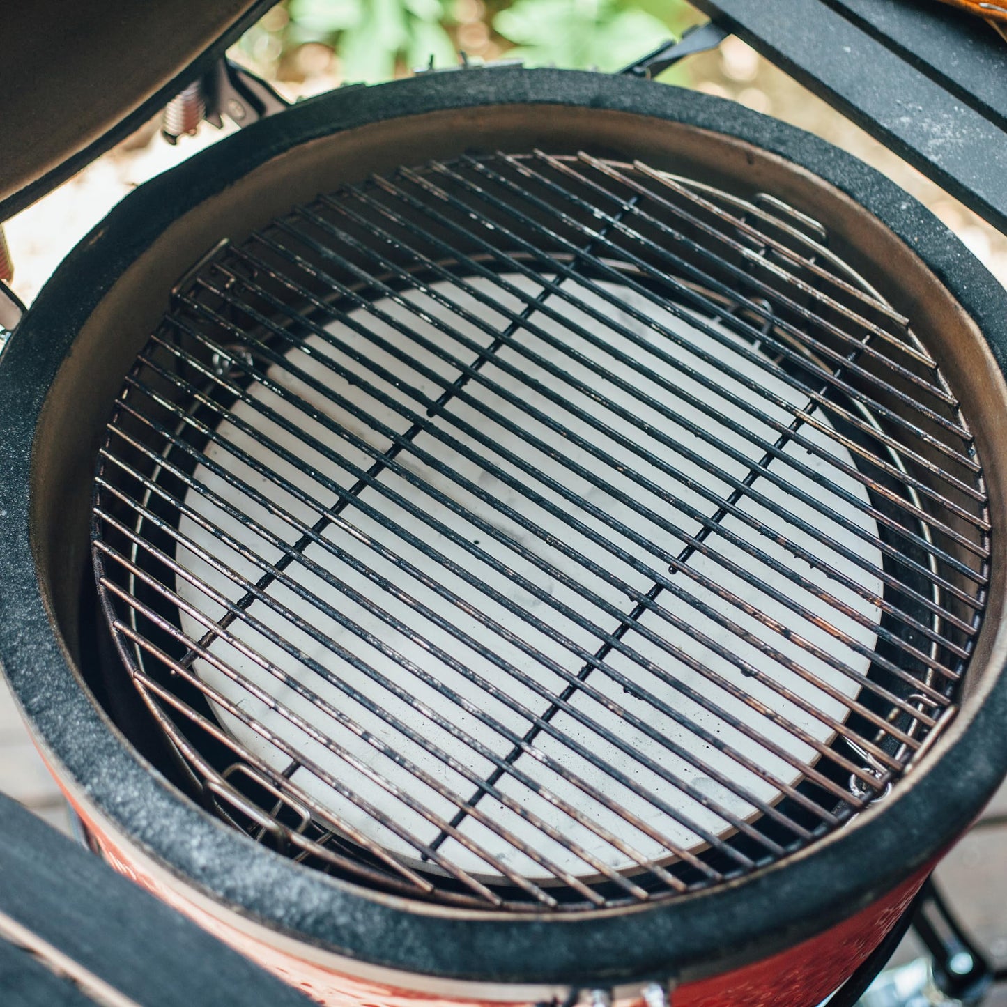 Kamado Joe KJ-HDP Classic Joe Heat Deflector Plate Grill Accessory, Tan, 0.5 in*7.5 in*14.3 in