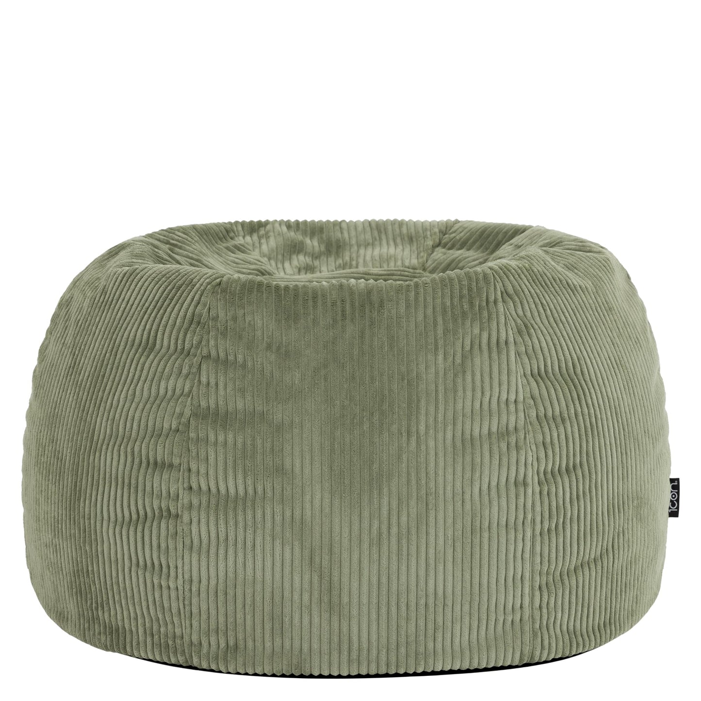 icon Kingston Cord Bean Bag with Filling Included, Green