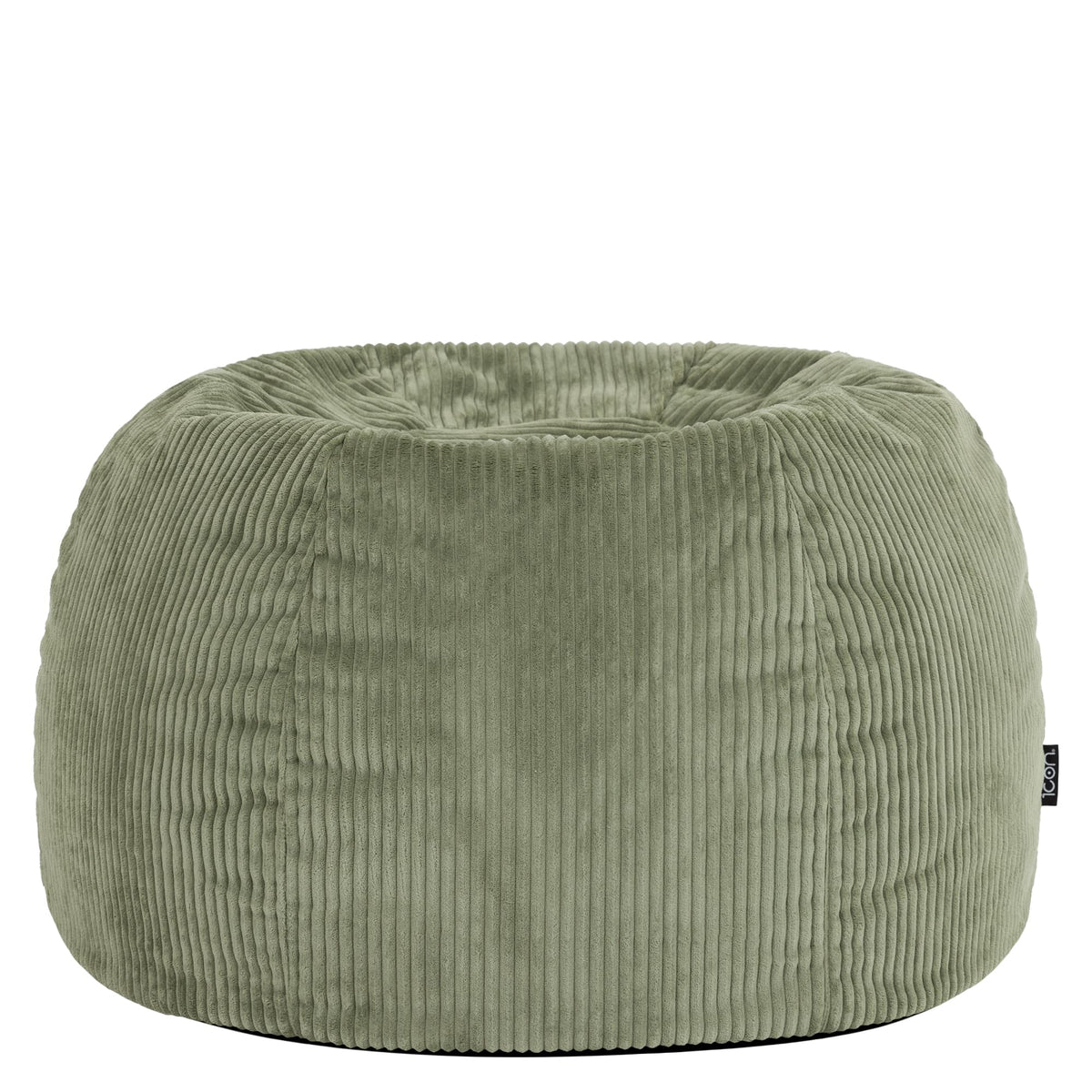 icon Kingston Cord Bean Bag with Filling Included, Set of 2, Green