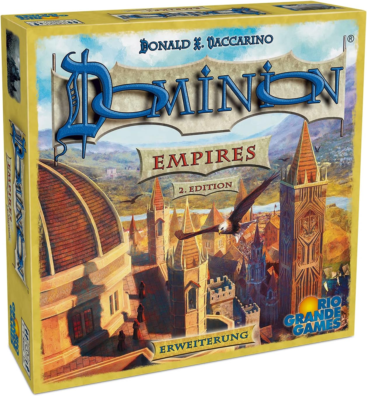 Rio Grande Games Dominion Empires 2nd Edition, German Version, New but open, scruffy box