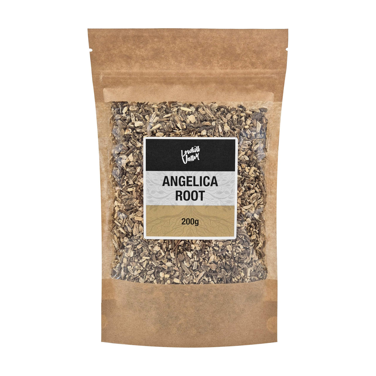 Lowhill Valley Angelica Root ? Cut Root 100% Pure Angelica Archangelica for Herbal Tea, Non-GMO, Natural, Hand-Packed ? Embrace the Power of Nature ?