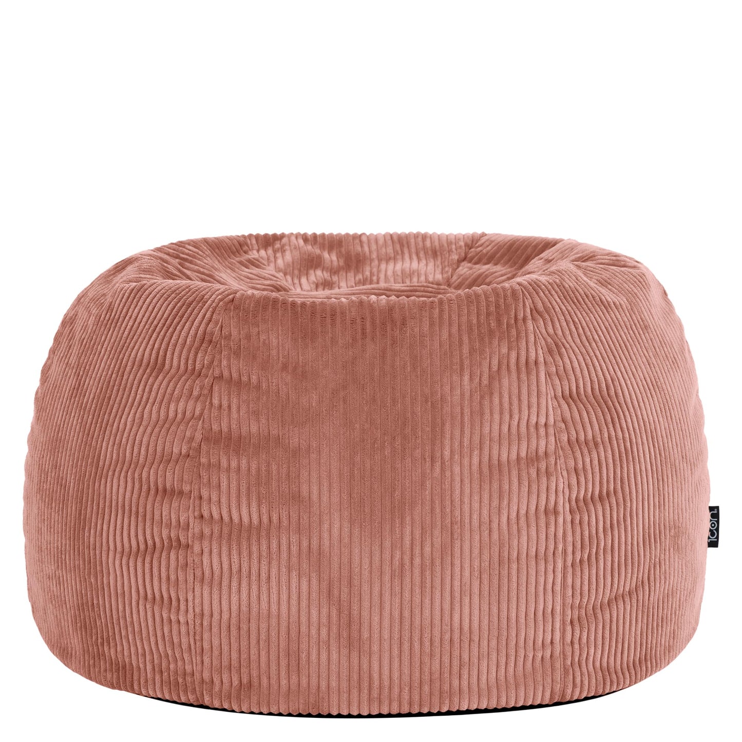 icon Kingston Cord Bean Bag with Filling Included, Pink