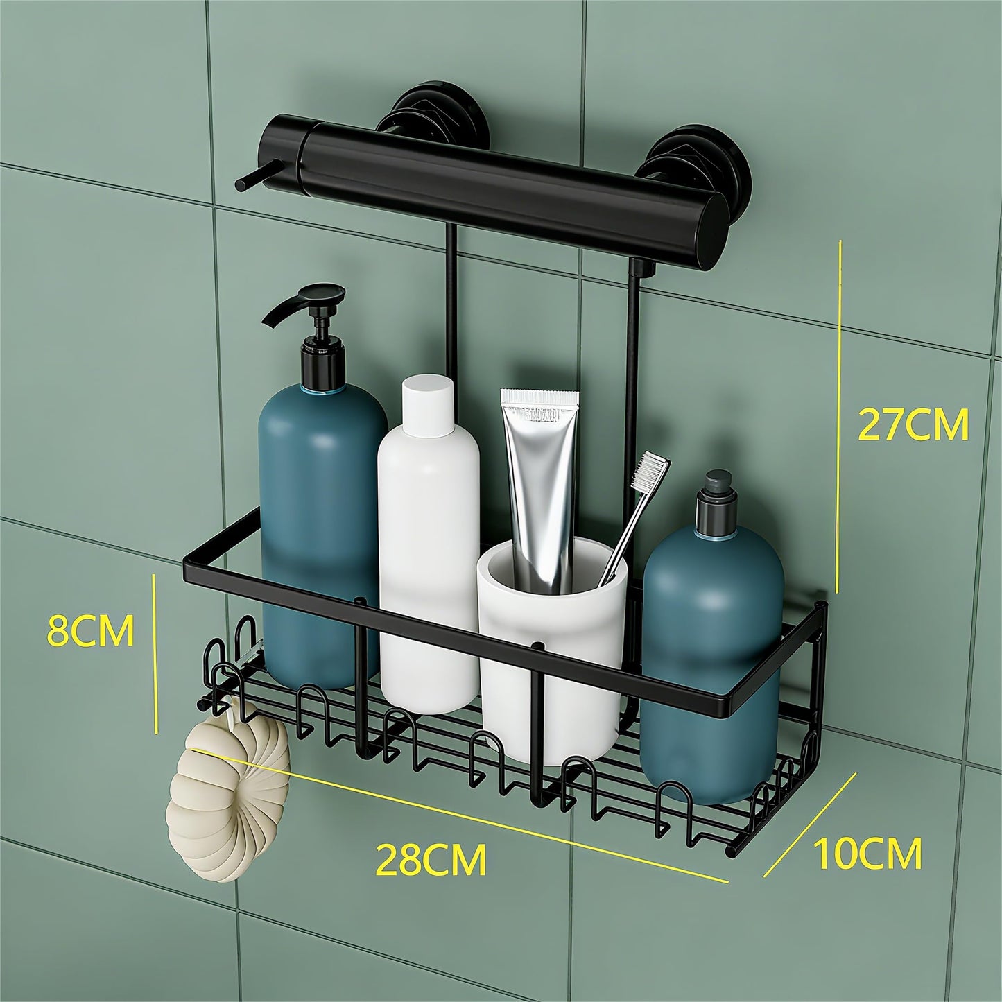 HouseUp Shower Caddy Hanging No Drilling