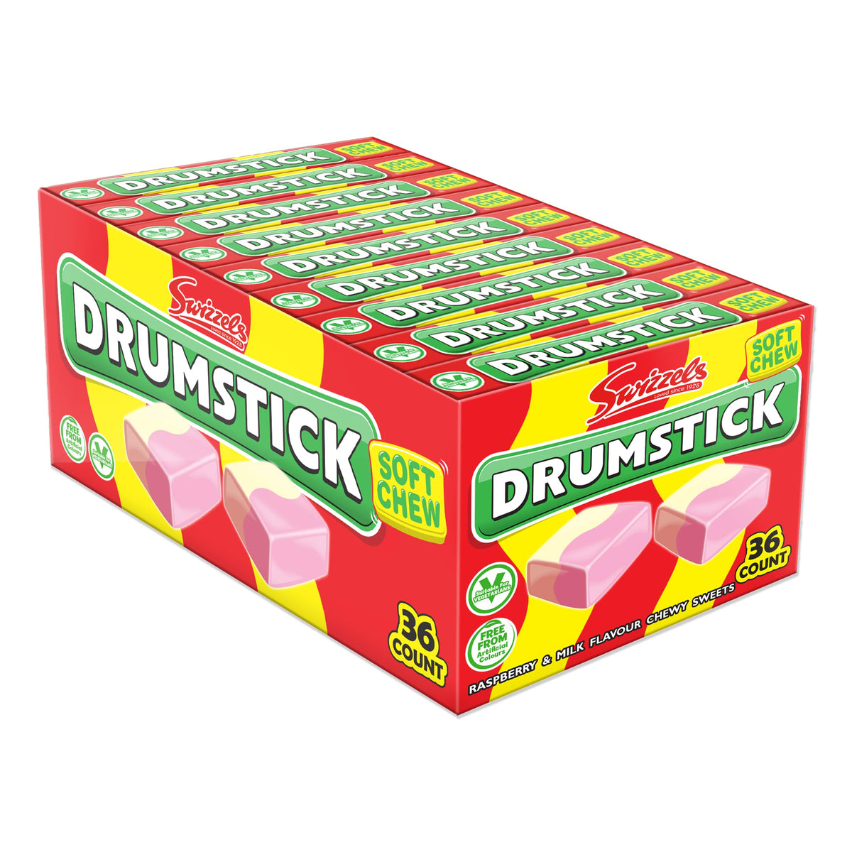 Swizzels Matlow Drumstick Stickpack 36 Sweets (1548 g)