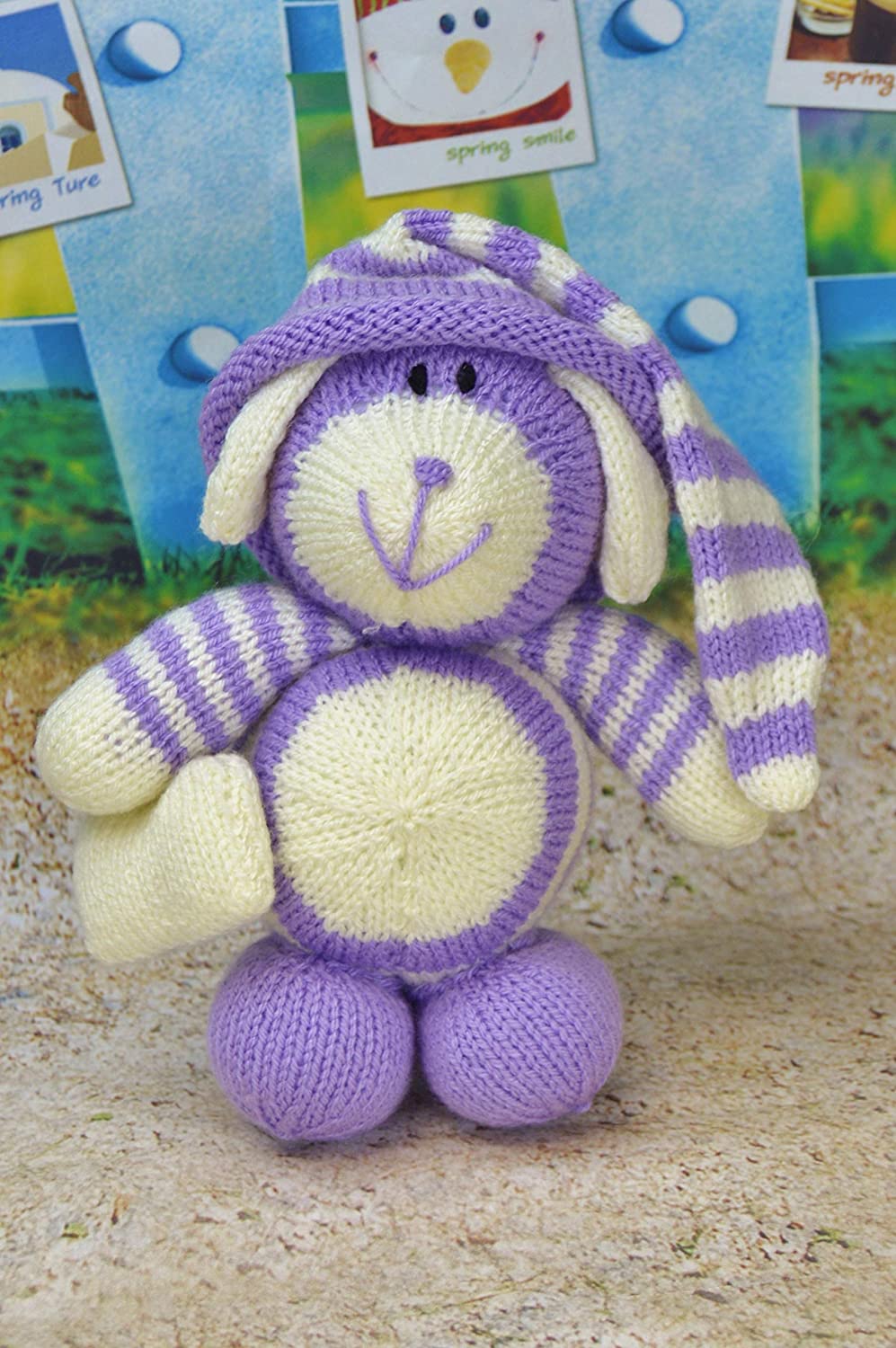 Knitting Pattern - Bed Time Dog from Knitting by Post