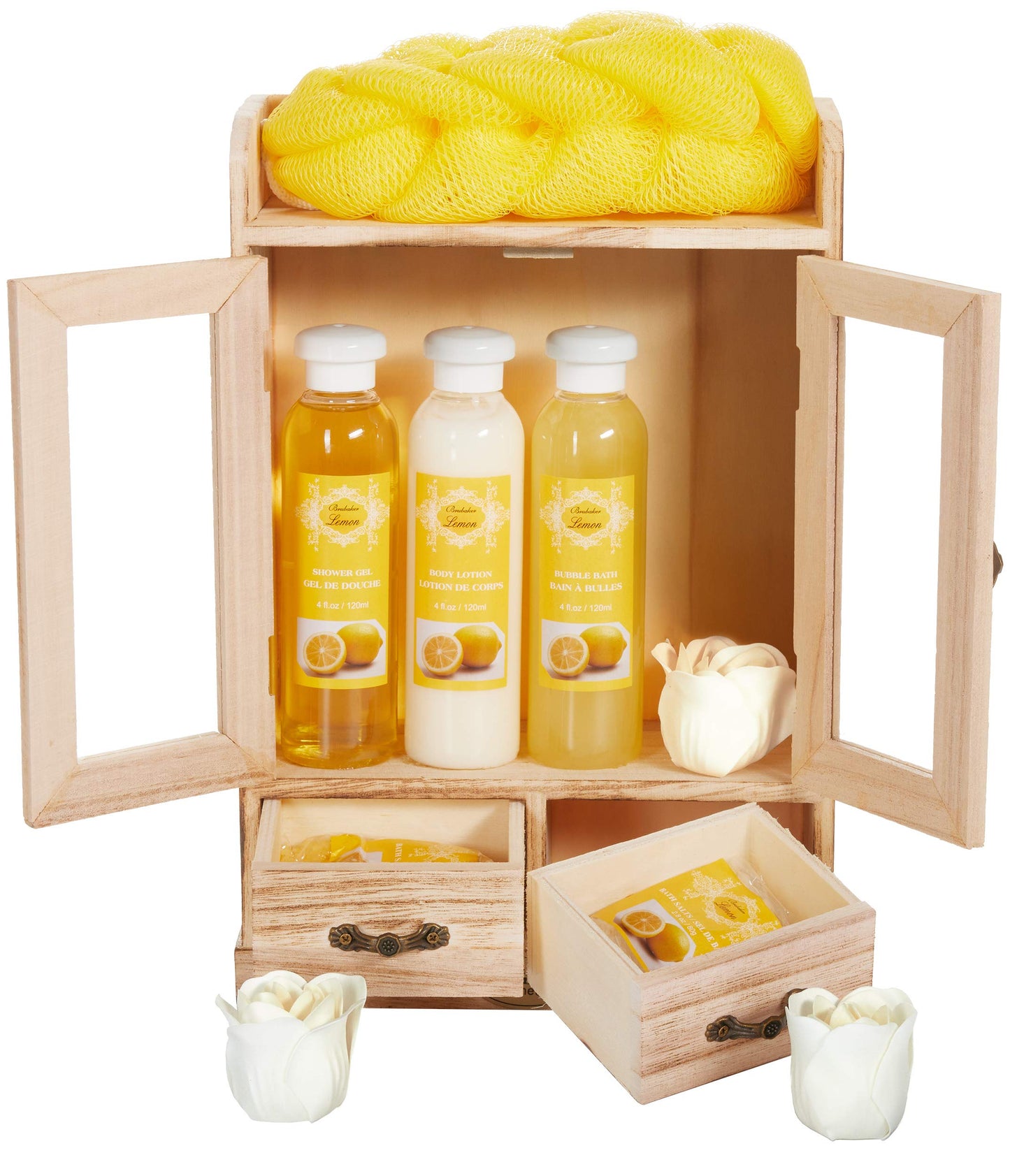BRUBAKER Cosmetics 'Lemon' Bath and Body Gift Set (10 Pieces)