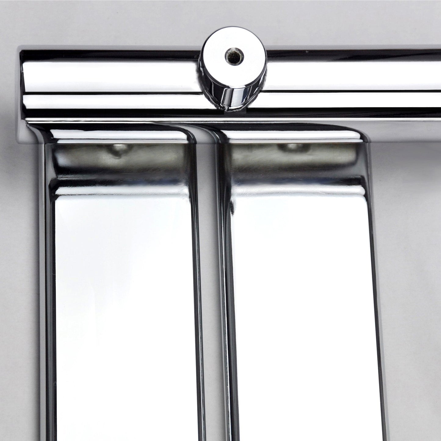 iBathUK Zerith Wall Mounted Flat Panel Heated Towel Rail, 7 Column Slim Flat Steel Hydronic Central Heating Towel Radiator with High Thermal Output