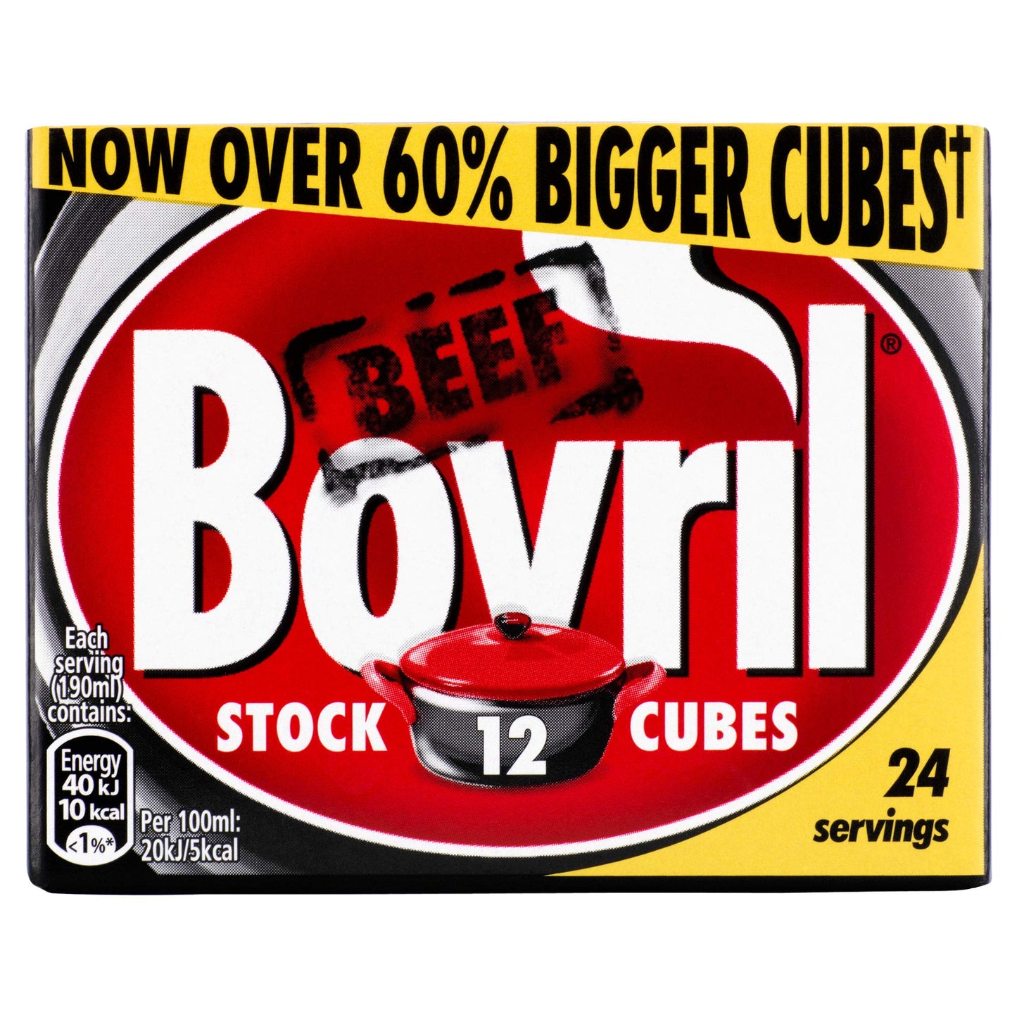 Bovril Beef Stock Cubes - 6 x 12's