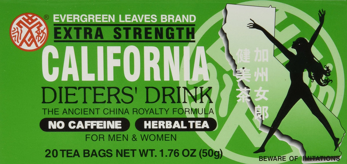 Evergreen Leaves Brand California Dieters' Tea 20 TB by Evergreen leaves