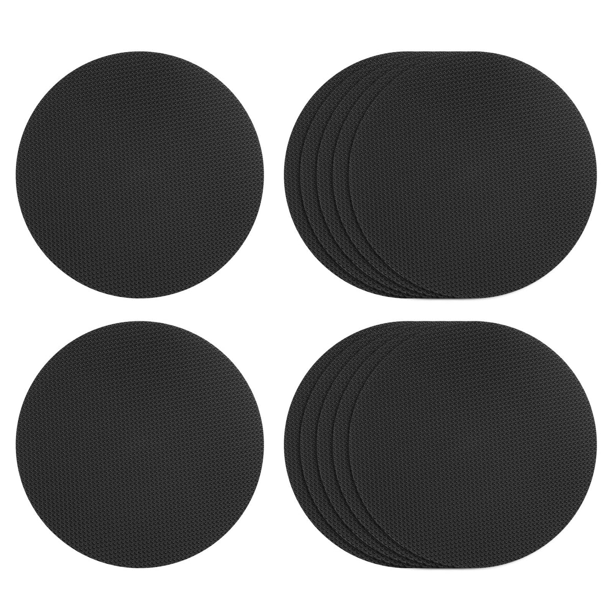 sourcing map 12pcs Non Slip Bathtub Stickers Bath Shower Floor 3.94" Anti-Slip Sticker Tape Round Style Decals for Bathroom Kitchen Bathtub Treads