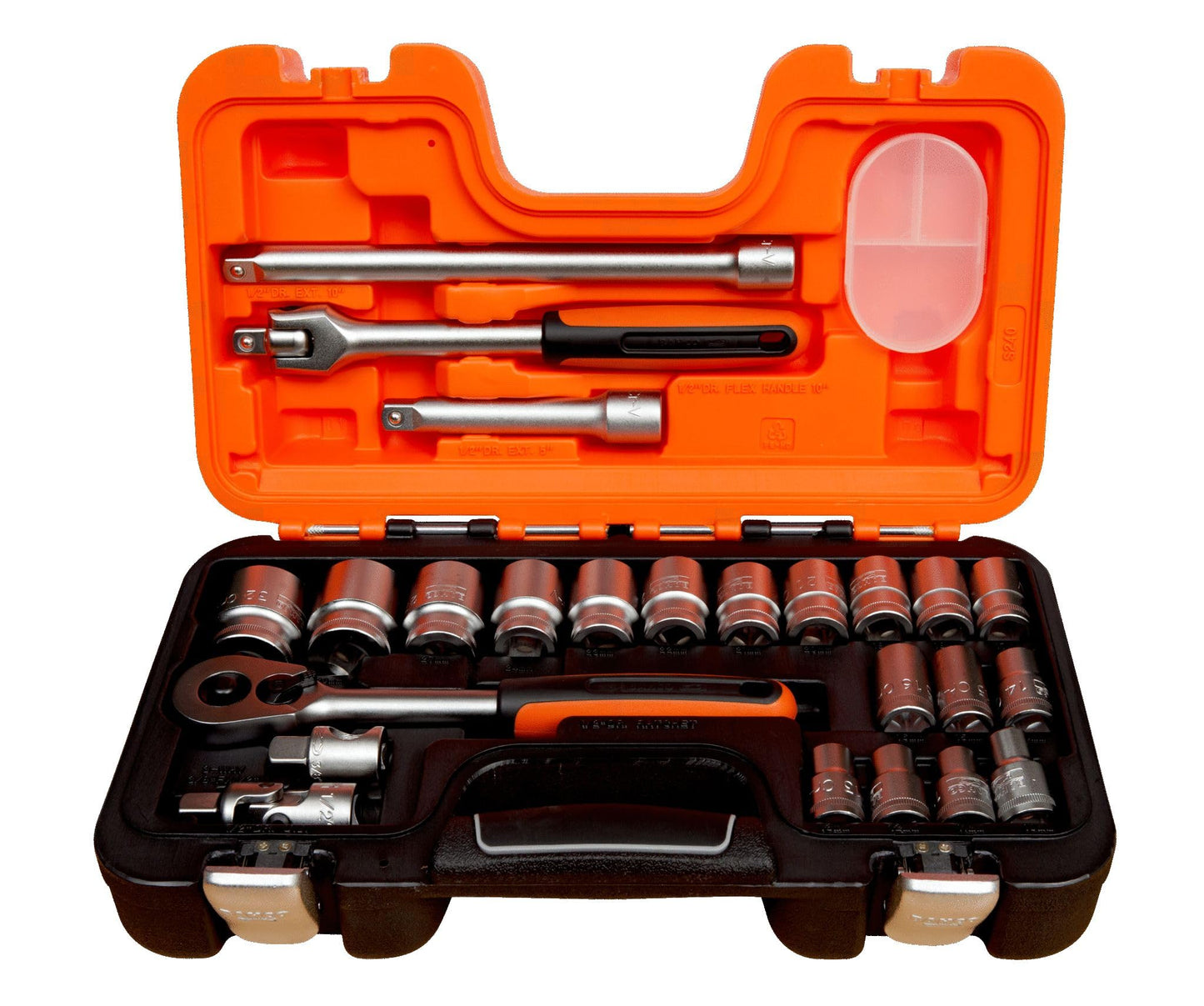 Bahco S240 1/2? Drive 24 Piece Metric Socket Set 10 ? 32mm