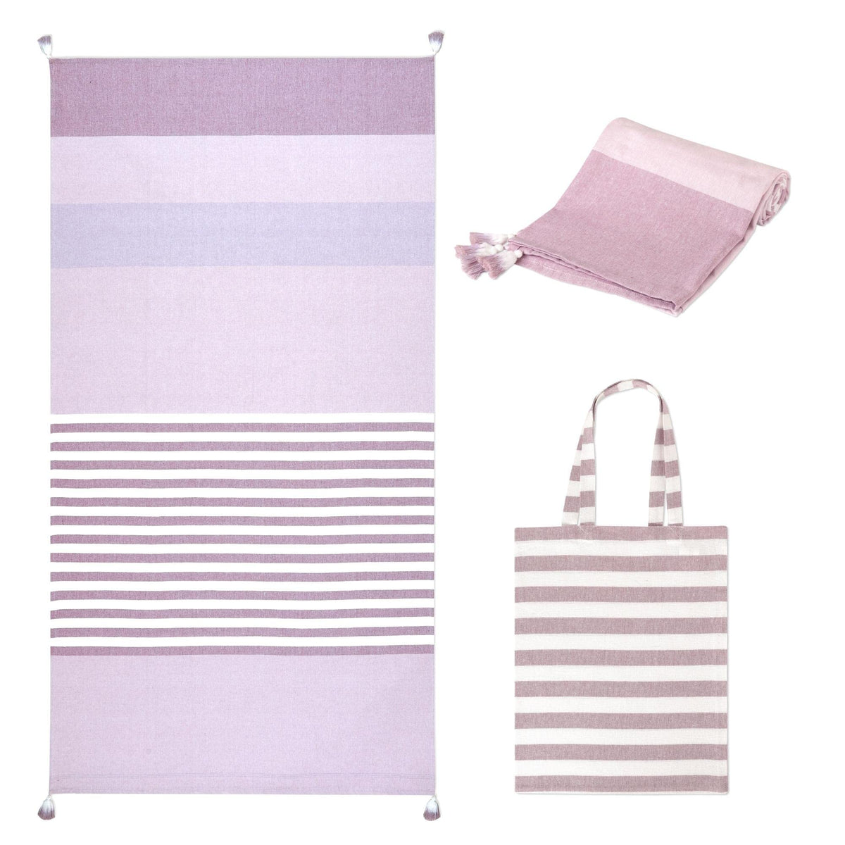Folkulture Turkish Beach Towel for Adults with Beach Bag 40" x 72" Bath Towels, Beach Blanket or Oversized Sand Resistant Beach Towels, 100% Cotton
