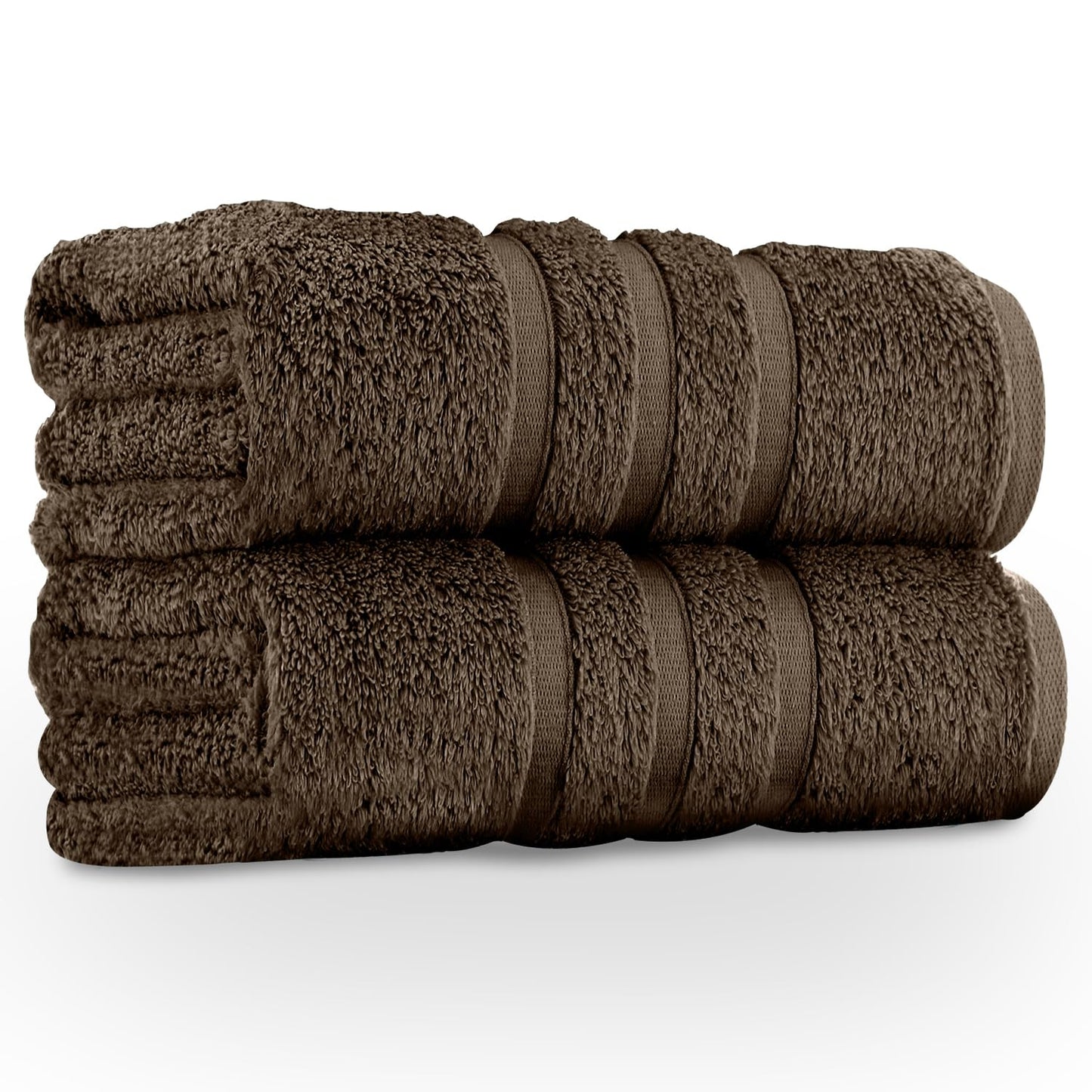 GC GAVENO CAVAILIA Large Towels Bath Sheet 2 Pack - 100% Egyptian Cotton - Highly Absorbent & Quick Dry Extra Large Towels - Easycare & Durable -